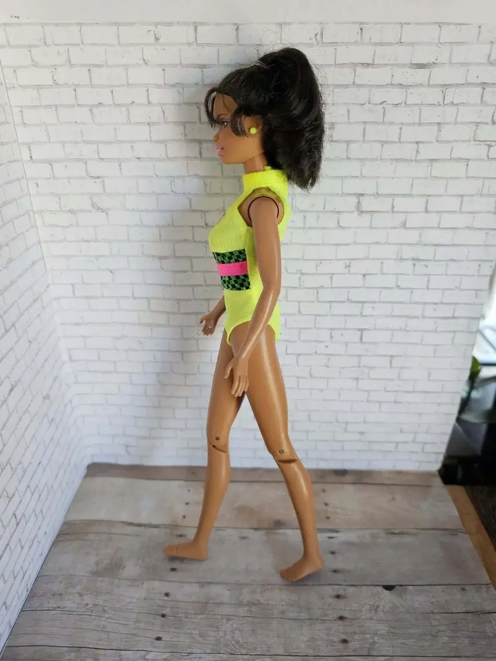 1997 Barbie Christie Flip n Dive Speedo Doll 18981 Vintage Swimsuit Rare Mattel